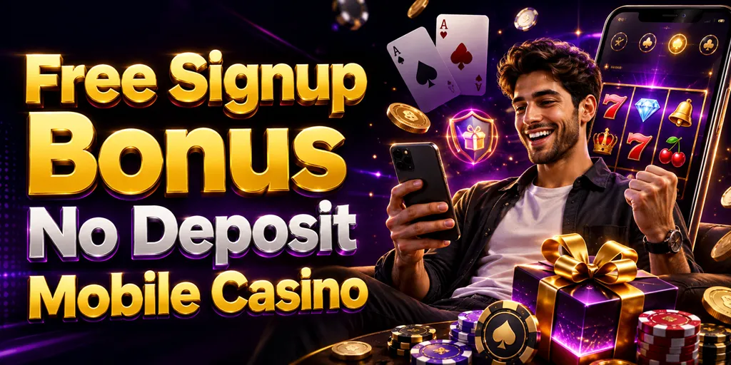 Free Signup Bonus No Deposit Mobile Casino