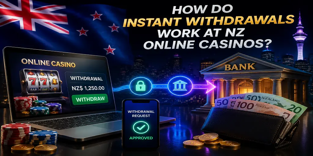How Do Instant Withdrawals Work At NZ Online Casinos