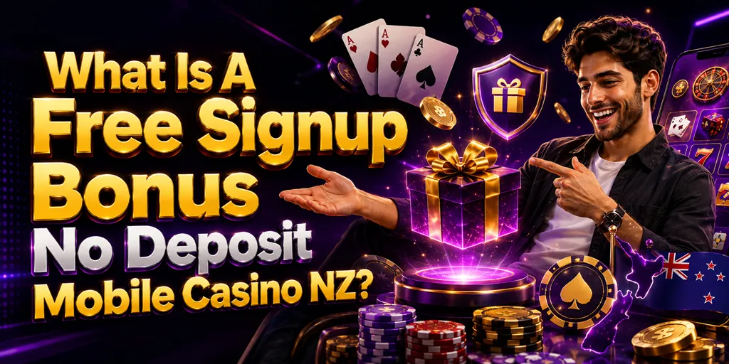 What Is A Free Signup Bonus No Deposit Mobile Casino NZ