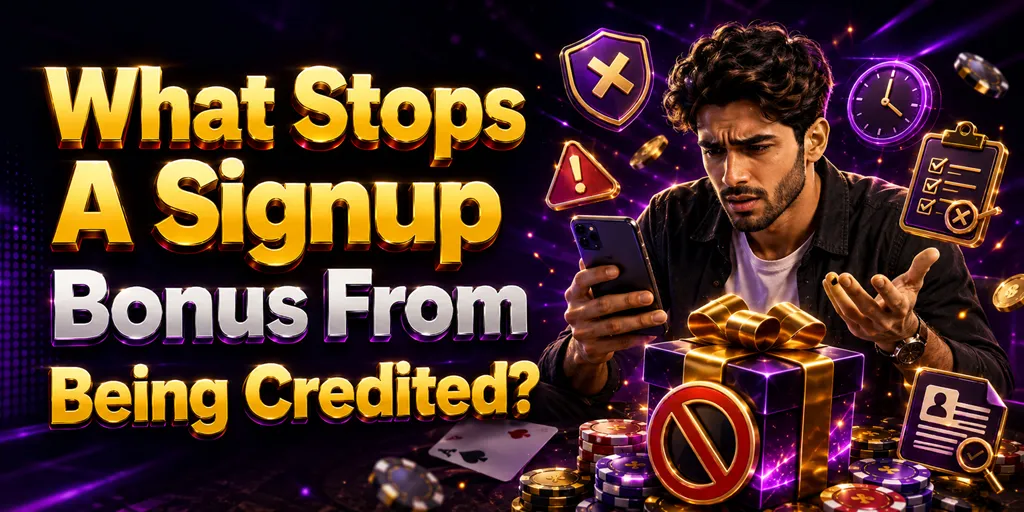 What Stops A Signup Bonus From Being Credited