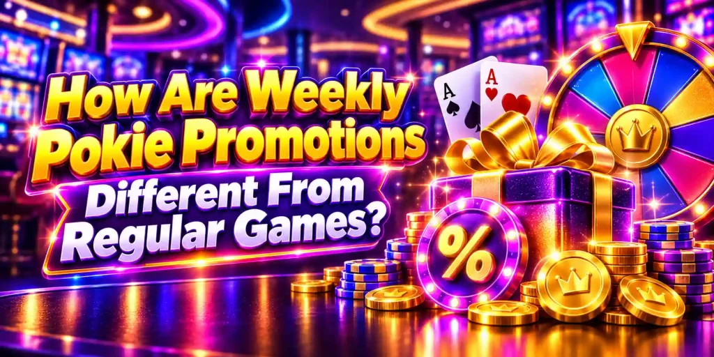 How Are Weekly Pokie Promotions Different From Regular Games