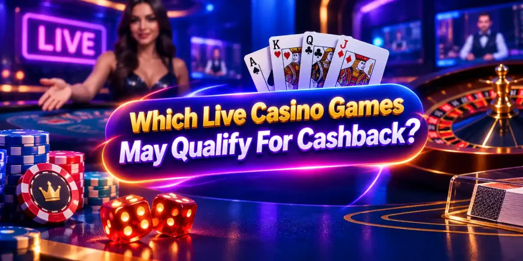 Which Live Casino Games May Qualify For Cashback